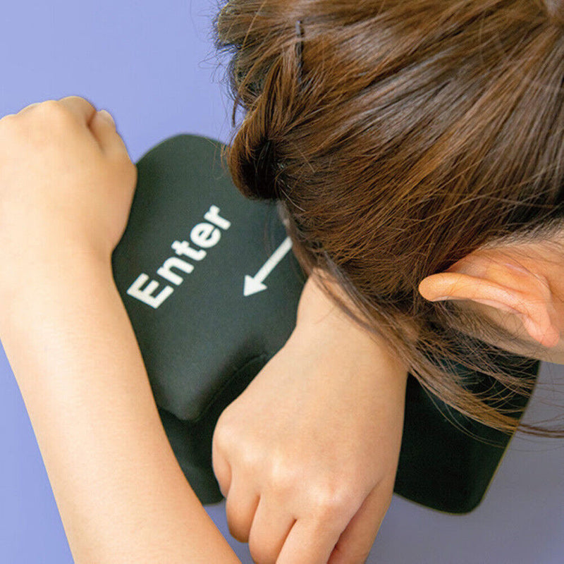 Anti Stress Computer Button Office USB Enter Key Vent Pillows Soft Nap Pillow