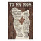 To My Mom Canvas Gift From Daughter Mother's Day Gift Decorative K1A4 E6B4