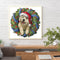 40x40cm Xmas Dog Frameless Picture Oil Paint By Numbers Hand Painted Home Decor