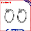 Simple Hoop Earrings Women Men O-shaped Nose Piercing Ornaments Jewelry Gifts