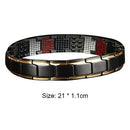 Removable Therapeutic Energy Healing Magnetic Bracelet Jewelry (Black 2) Newly