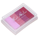 4 Colors Gradient Inkpad DIY Stamp Colored Ink Pad Printing Stationery(2) Newly