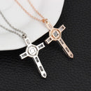 Pendant Present Cross Projection Necklace Bible Verses Bohemia Cross Shape