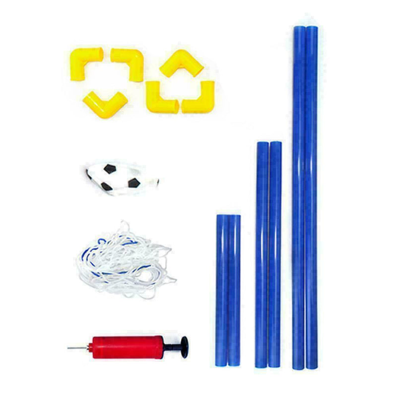 INDOOR OUTDOOR KIDS CHILD FOOTBALL SOCCER SPORT GAME POST P1L3 PUMP GOAL R5E0