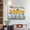 Full Cross Stitch 11CT Cotton Thread DIY Letter Flower Printed Embroidery K