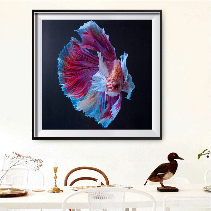 Diamond Painting Betta Full Round Drill Picture of Rhinestone DIY Drawing Kit