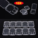 Holder Clear Standard SD/TF SDHC Card Storage Box Memory Card Case Transparent