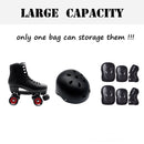 Speed Skates For Ice Roller Skating Waterproof Black Thick Portable Skate Bag