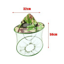 Beekeeping Cowboy Hat Mosquito Bee Insect Net Veil Face Protective Hat Head G9X0