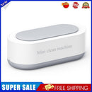 Ultrasonic Jewelry Cleaner Jewelry Glasses Watch Cleaning (Battery White)