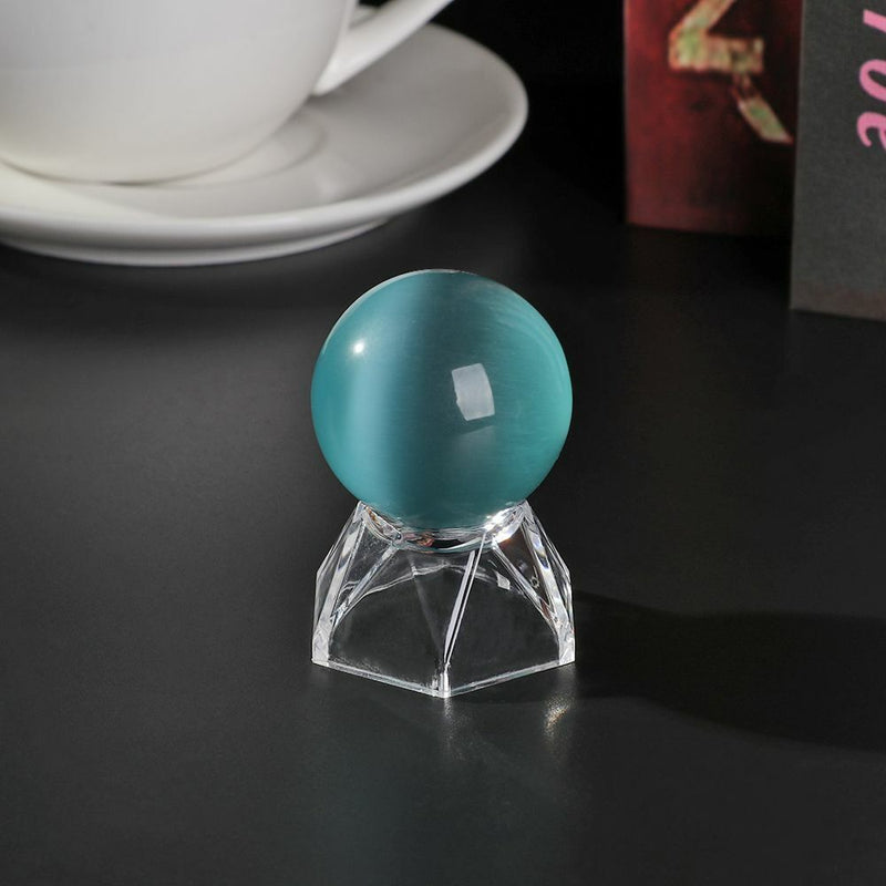 Display Stand Quartz Sphere Holder Transparent Pedestal Crystal Ball Base