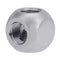 Brass G1/4 Inner Thread 4 Shaped Way Waterball Pipe Connector Adapter