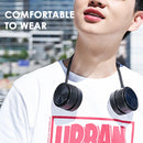 #A Portable Neck Fan Adjustable Wind Angle Cooling Fan for Outdoor Sports Travel