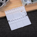 Creative Art Palette Plastic Watercolor Clamshell Paint Supplies Tools Art I9H2
