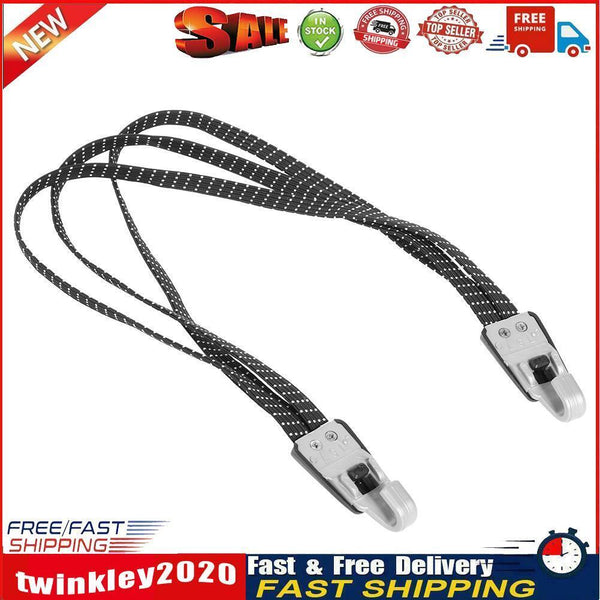 MTB Bike Luggage Elastic Band Rubber Cargo Straps Rope with Plastic hooks Newly