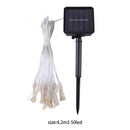 Dandelion Fireworks String Lamp Christmas Tree Home Decor (Solar 50LED) Newly