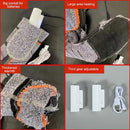 Electric Heating Socks Winter Foot Warmer for Snow Camping Hiking Skiing (Grey)