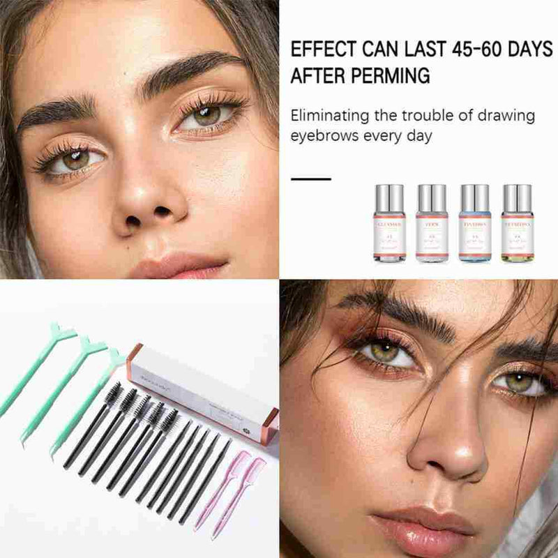 Eyebrow Lamination Kit Perming Makeup Set Lash Curling Set Brow Up UK Lift A4M8