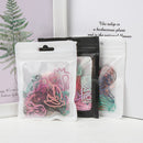 Stationery Metal Clamp Boxed shape Folder Memo Clamp Color Paper Clip