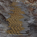 100pc Titanium Coated HSS High Speed Steel Drill Bit Set Tool 1/1.5/2/2.5/3