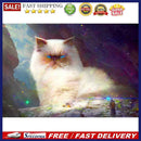 Educational Assembling Toys 1000pcs DIY Light Giant Cat Puzzle for Kids Adu
