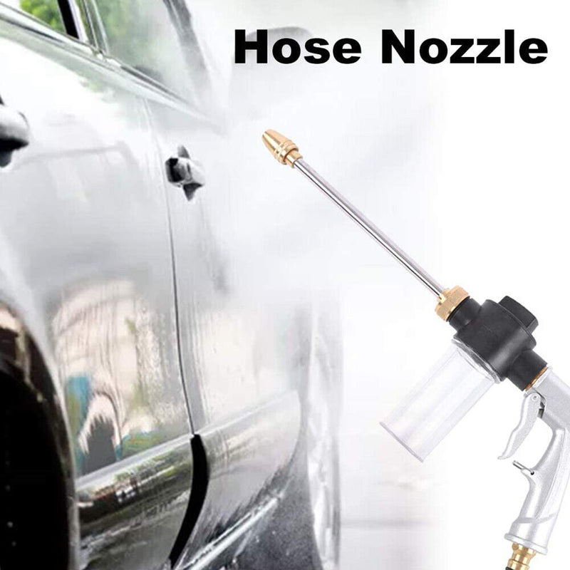 High Pressure Water Spray Gun Metal Brass Nozzle Garden Hose Pipe Car Wash