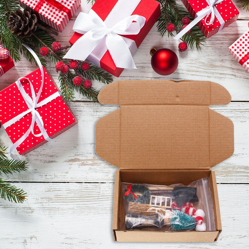 Fairy Door House Festive Decor Mini Elf House for Family Friends Neighbors Gifts