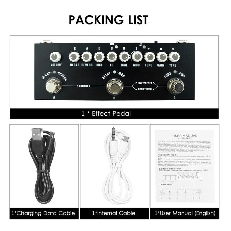 Effects Looper Guitar Effect Pedal Chorus Processor Combined Guitar Pedal
