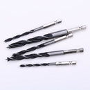 5PCS Drill Bit Set 4 5 6 8 10mm Change Metal Tools 1/4 Hex Shank Wood H