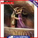 Fallen Angel Lovers Oil Paint By Numbers Drawing DIY Picture for Adults Children