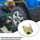 8mm Brass Car Tire Air Chuck Tyre Inflator Pump Valve Clip Connector Adapte