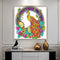 Mosaic Part Drill Special Shaped DIY Flower Peafowl Picture 5D Diamond Painting
