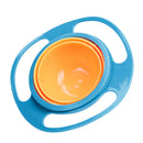 Baby Feeding Dish Cute Baby Gyro Bowl Universal 360 Rotate Spill-Proof Bowl