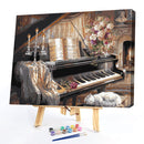 Hand Painted DIY Painting By Numbers Kits Ballet Dancer Canvas Mural Wall Art