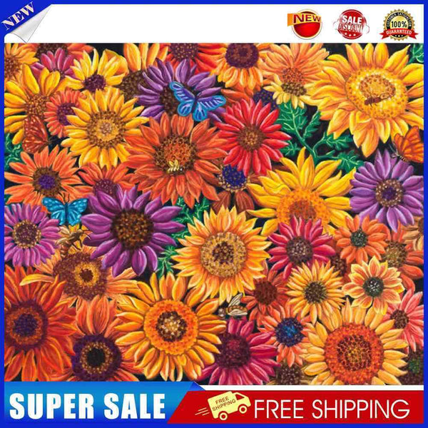 Sunflower Field Oil Paint By Numbers Kit DIY Acrylic Painting on Canvas Art