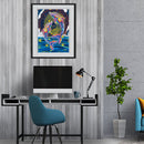 Part Special-Shaped Drill Rhinestone Diamond Painting Dolphin Luminous Hand