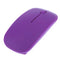 2.4GHz 1,000DPI Ultra-thin 3-Button Wireless Photoelectric Mouse (Purple)