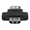HDMI-compatible Female to Female Adapter Screw Lock Panel Cable Extender Co