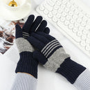 Screen Full Fingered Mittens Short Wrist Gloves Hand Warmer Knitted Gloves