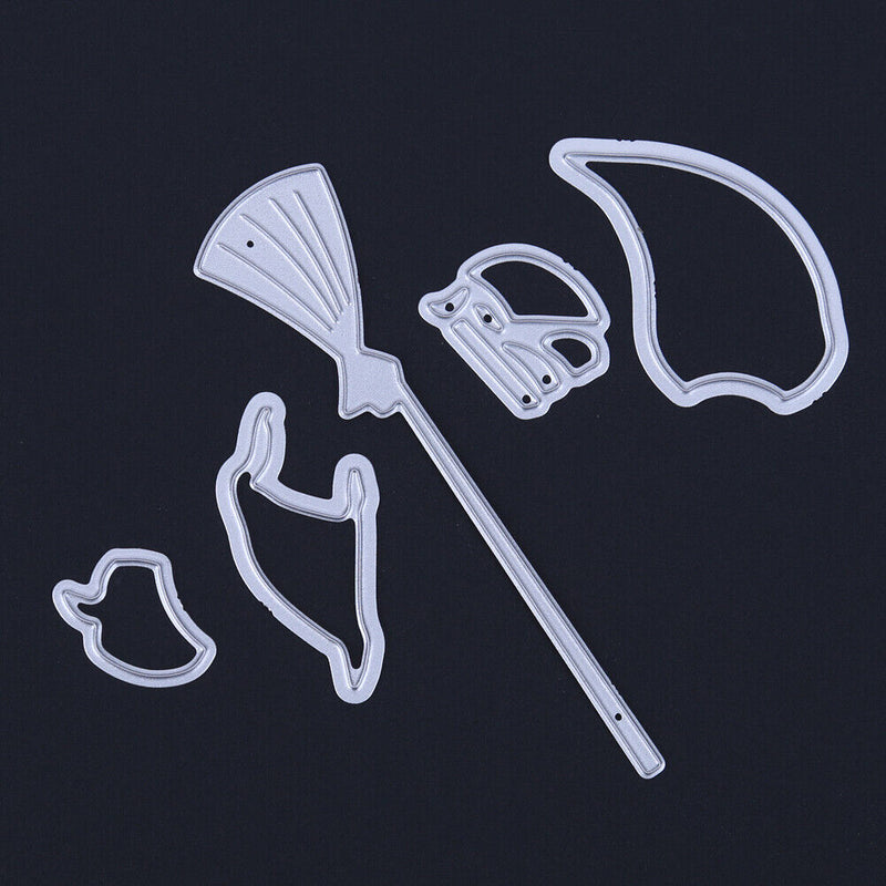 Snowvirtuos Witch DIY Metal Stencil Scrapbook Crafts Embroidery Cutting St