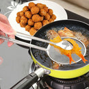 Stainless Steel Oil Food Strainer Filter Spoon Snack Clip Kitchen 4pcs