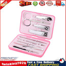 10pcs Stainless Steel Nail Cutter Portable Manicure Nail Art Tools Sets Newly