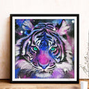 Bedroom Canvas Picture Mosaic Full Round Craft Tiger Animal Diamond Painting