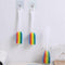 Detachable Rainbow Water Bottle Cup Mug Glass Washing Cleaning Sponge Brush J5X4