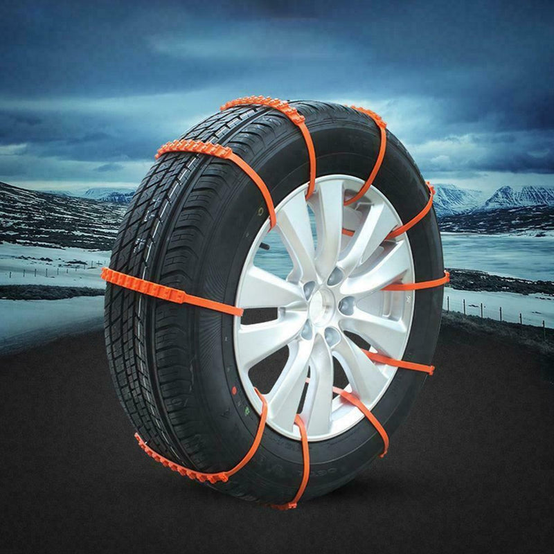 10 Pieces Car Winter Tires Tires Anti-slip Chains Wheel Belt Winter B2A1