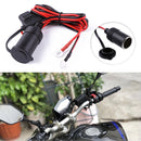 12-24V Car Motorcycle Truck Cigarette Lighter Socket with 10A Fuse+Cable Newly