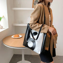 Women Tai Chi Print Shoulder Bag Casual Leather Shopping Bags Female Handbags