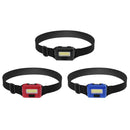 3 Modes Waterproof COB Flashlight Outdoors Headlight Headlamp Torch(Blue)