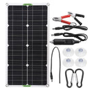 #A 100W Solar Panel Kits 12V/24V with 30A/60A/100A Controller for Car Yacht RV B