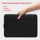 Laptop Case for Macbookair Notebook Travel Carrying Bag (Black 15.6 inch)